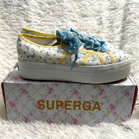 Superga Shoes - New Superga x Loveshackfancy Platform Sneakers- PRICE FIRM